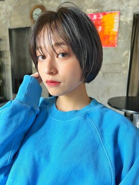 ミンクス 青山店(MINX) ぷつんと前上がりボブ