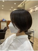 丸みショートボブ