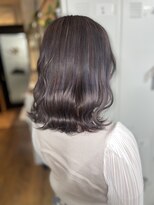 アンク クロス 関内店&nbsp;黒染め履歴ありラベンダーベージュ！ウェーブヘア