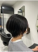 髪質改善/切りっぱなしボブ/美髪/30代40代/［人形町］