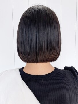 アルバム 池袋(ALBUM) ミニマルボブ_グレージュカラーボブウルフ_ba411682