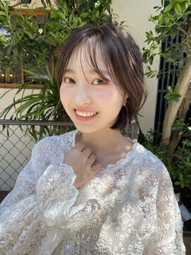 カナモロカ(CANAMO ROCA) 大人かわいい ショートボブ シースルーバング