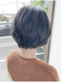 ショートスタイル×アッシュ