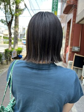 ドット(dot.) 大人気の切りっぱなしボブ☆