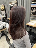 アリュウル 表参道 青山(Allure) キレイめ上品韓国ピンクブラウンくびれヘアレイヤーカット千葉