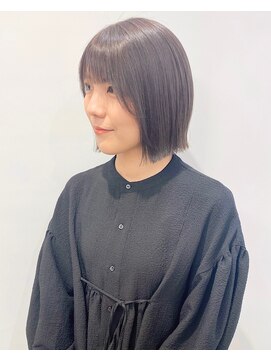 モリオフロムロンドン 松戸店(Morio from London) 【松戸　石山】ぷつっと外ハネボブ切りっぱなしボブ透明感