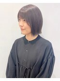 【松戸 石山】ぷつっと外ハネボブ切りっぱなしボブ透明感