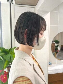 カサネ(KASANE)の写真/繊細なカットテクニックで360°どこから見ても美しいスタイルに◎小顔魅せ×似合わせなら[KASANE]にお任せ