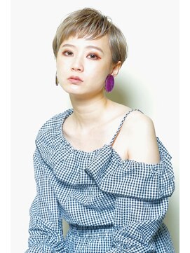 クシュ 所沢東口店(kusyu...) 前髪マチルダボブピンクベージュインナーグレージュウルフ所沢