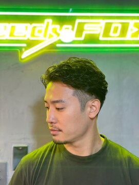 グリーディーフォックス 三軒茶屋(GreedyFOX) 波巻き/マッシュパーマ/ウルフ/ハイライト<理容室>三軒茶屋