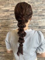 ブレス 横浜(bless) モコモコ編み下ろしアレンジ♪