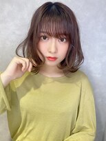 アルケー ヘアアンドヘッドスパ 錦糸町南口店(arche Hair&head spa) インナーグレージュ/マチルダボブ/前髪/ピンクベージュ/錦糸町