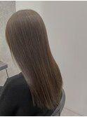 PLAISIR/佐々木 サラツヤストレート 赤み消しカラー 透け感 草加