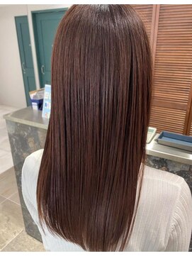 アース 国立店(HAIR&MAKE EARTH) 大人ピンクブラウン