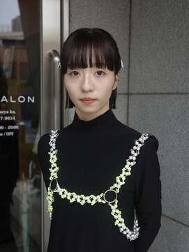 ネロ ヘアサロン ネイビー 渋谷(NERO HAIRSALON NAVY) 【 木田琴美 】ボブ 簡単ヘアアレンジ ガーリー
