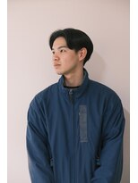 フェイヴィーズ(FavyS)&nbsp;センターパート メンズヘア  ツーブロック 大阪美容室