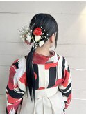 卒業式ヘアセット