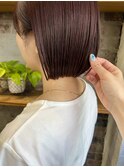 チェリーピンク×ボブ