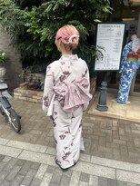 ファーレンピュアスウィート(fahren-pure-suite)&nbsp;浴衣着付けヘアアレンジ
