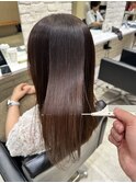 髪質改善サラサラプレミアム大人ガーリー韓国ロングAライン