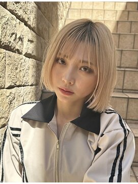 アースオーセンティック 熊本長嶺店(EARTH Authentic) フレンジボブ×ハイトーンボブ