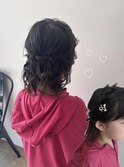 キッズヘアセット♪