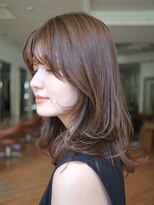 ビュートリアム265(BEAUTRIUM 265)&nbsp;◆モテ髪小顔ミディアムレイヤーカット/ブラウンベージュカラー