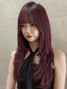 エデン メード(EDeN MAeD) #カシスレッド#エクステ#シールエクステ#カラー