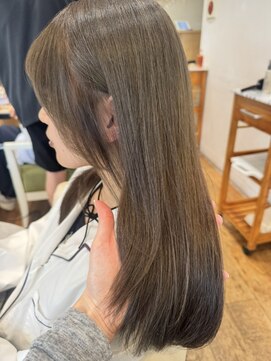 バイオレット ナゴヤ(Violet Nagoya) アッシュベージュブリーチカラー 秋カラー マロンベージュHR-160