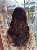 美容室 ビ フェスカ(B FESCA)&nbsp;ロングレイヤー/マロンベージュ/韓国風ヘア/20代