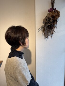 丸みショートヘア