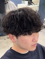 エデアンルクラ 下通(EDEAN Leclat)&nbsp;熊本 シャドウパーマ 韓国風 マッシュ MEN'S HAIR
