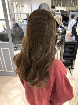 シェノン 赤羽店(CHAINON) 大人上品なオリーブベージュカラー赤羽美容院おすすめ