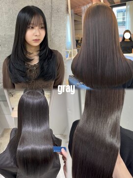 ジーナ 渋谷神南(Zina) ブリーチなしで出来る◎gray beige♪