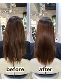 田園調布髪質改善｜純度100％トリートメント＋カット＋縮毛正矯