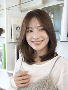 コレクティブワーク 表参道 渋谷(COLLECTIVE WORK) レイヤーカット レイヤー チョコレートカラー 透明感カラー