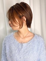 ヘアメイク ミチ 富田店(HAIRMAKE MICHI)&nbsp;【MICHI 富田店 古作蓮】 ブラウンベージュ ショート 30代40代
