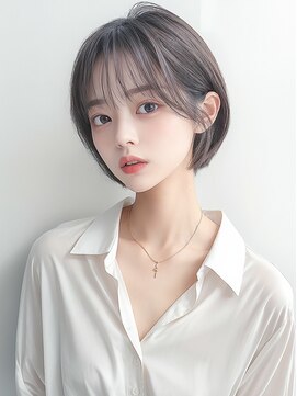 COVER HAIR ACADEMY 北浦和【カバーヘア アカデミー】北浦和西口店【4/6 OPEN(予定)】 透けバング前下がり切りっぱなしボブショート北浦和20代30代40代