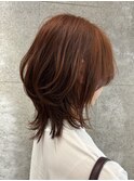 ☆ハッシュレイヤーウルフカットミディアム原宿30代40代