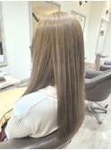 ストレート 透明感カラー