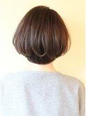 30代、40代人気 綺麗にまとまるひし形ボブ