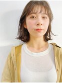 少し浮遊感を入れたボブスタイル