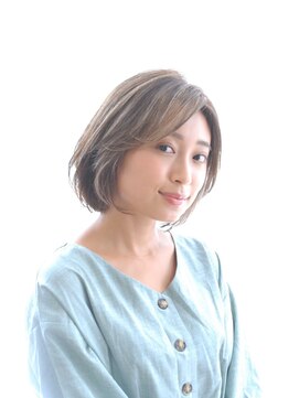 ニーナ せんげん台(nina) 大人女性のやわらかふんわりボブ