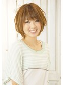 大人フェミニン♪スタイリング簡単♪ふんわりショート