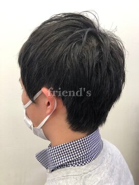 フレンズ 環状通東店(friend's) 黒髪　爽やかショート