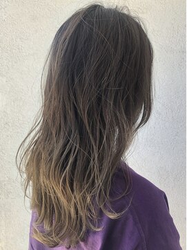 キトネ(ki.tone) 【ki.tone】フォギーグレージュバレイヤージュ