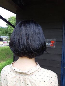 ナンバーエイト(number eight) ダークグレージュ★タンバルモリ韓国風ヘア春スタイルボブパーマ