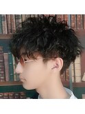 ツイストスパイラルメンズパーマ/西八王子
