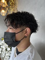 リット×ベリエ(Lit.×belier)&nbsp;ツーブロック/メンズマッシュ/波巻きスパイラルパーマ