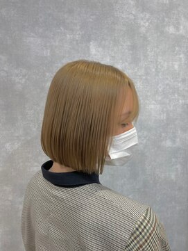 ノア 北浦和店(Noa) ミルクティーベージュ/ショートボブ/ショート/カット＋カラー